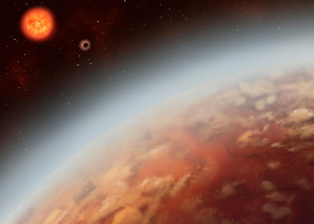 K2-18b, impresión artística