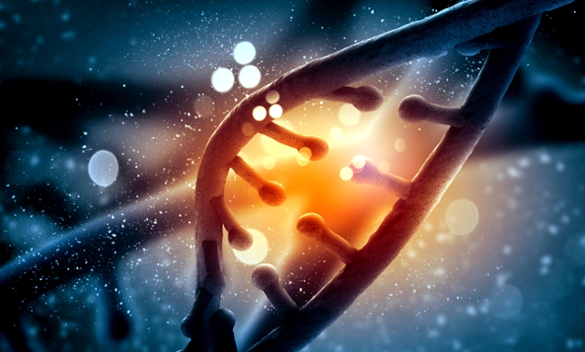 Representación de una hélice de ADN