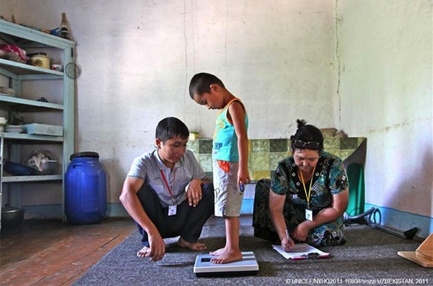 Los niños del mundo y la nutrición