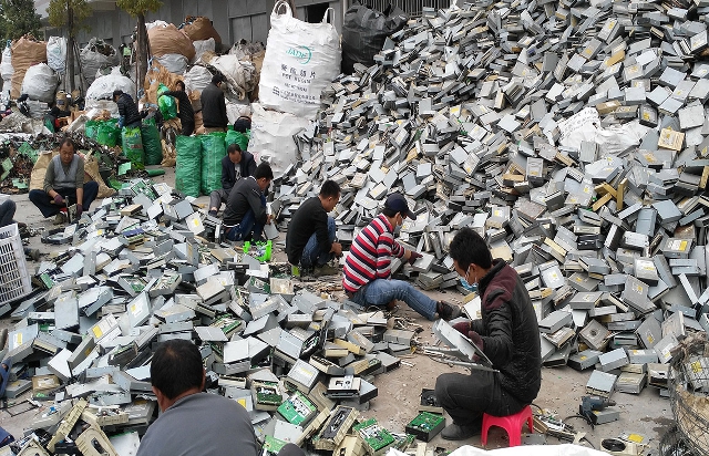 El estudio empleó datos de 8 plantas de reciclaje en China El estudio empleó datos de 8 plantas de reciclaje en China
