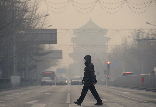 La contaminación del aire en Pekín La contaminación del aire en Pekín