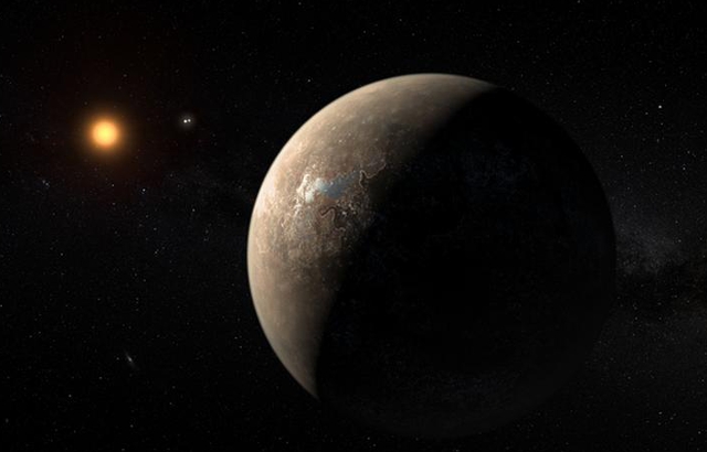 El cielo de Próxima b: Próxima Centauri y las dos Alfas El cielo de Próxima b: Próxima Centauri y las dos Alfas