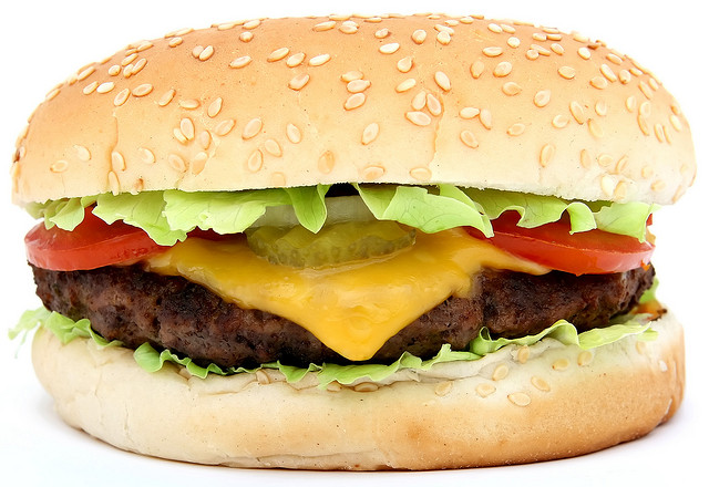Una deliciosa hamburguesa